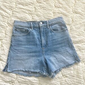 Aritzia Denim Forum Arlo denim high-rise shorts